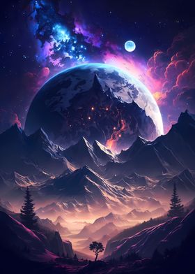 Celestial Mountain View