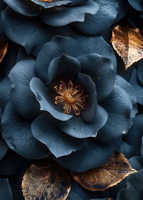 Dark Blue Flowers