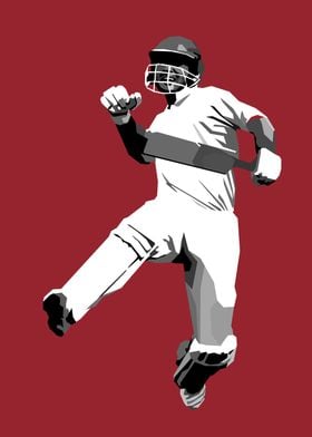 Cricket Pop Art