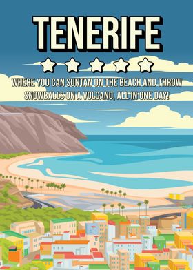 Funny Tenerife Review Art