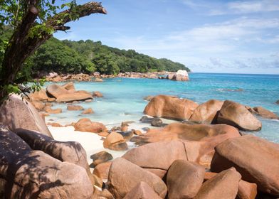 Granite at Anse Lazio