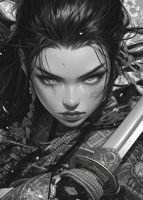 Japanese Warrior Girl