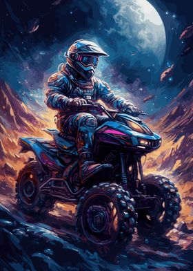 Quad Bike Astronaut Sport