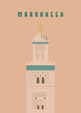 Marrakesh Travel Poster