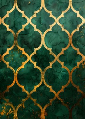 Green Moroccan Tiles