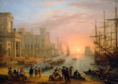 Claude Lorrain Seaport