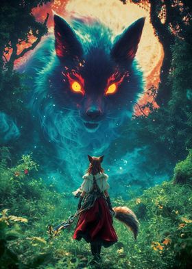 Fox Fire Spirit Encounter