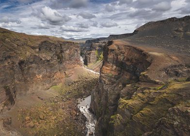 Iceland landscape panorama