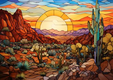 Stained Glass Desert