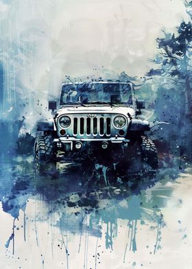 Acrylic Jeep Wrangler Unli