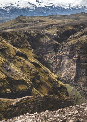 Iceland glacier landscape