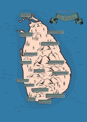 Sri Lanka Map