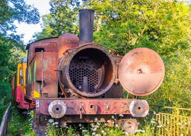 Impressive old locomotive