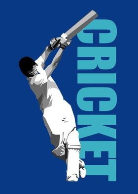 Cricket Pop Art