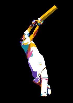 Cricket Pop Art