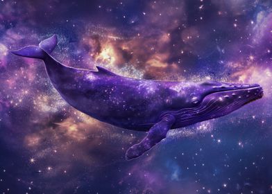 Space Nebula Whale