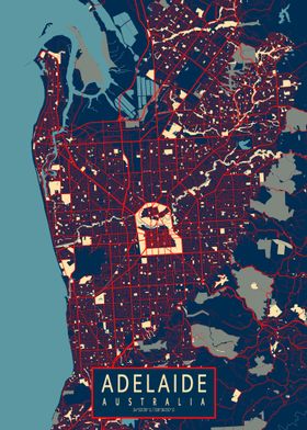 Adelaide City Map Hope