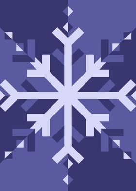 Abstract snowflake