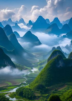 Guangxi mountain