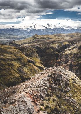 Iceland glacier landscape