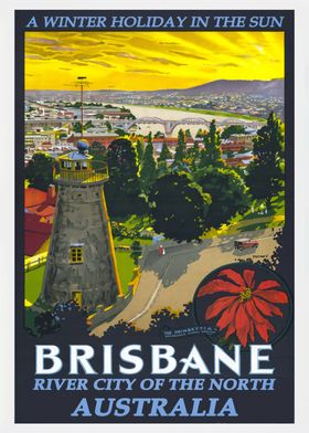 Brisbane Australia Poster