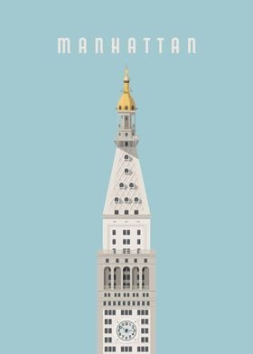 Manhattan Travel Poster