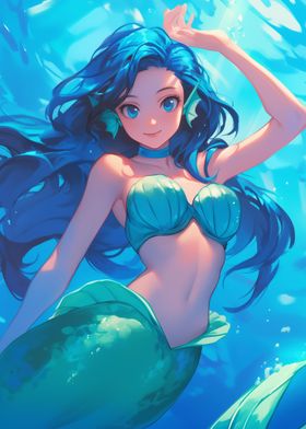 Anime Mermaid