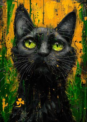 Yellow Green Cat