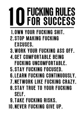 10 Rules For Success