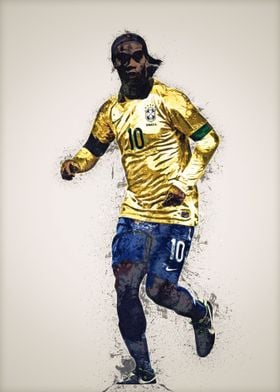 Ronaldinho Brazil Paint