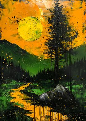 Way to the Sun Painting