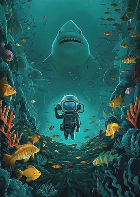 AESTHETIC OCEAN POSTER ART