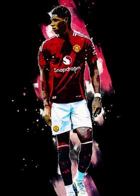 Marcus Rashford Pop Art