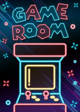 Game Room Neon Sign