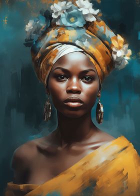 Elegant African Woman