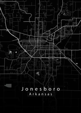 Jonesboro Arkansas Map