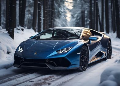 Lamborghini Huracan Winter