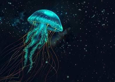 Glowing Jellyfish 