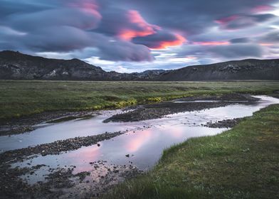 Iceland sunset