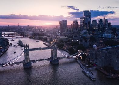 London Tower Bridge sunset