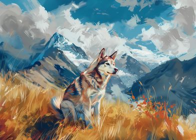 Mountain husky