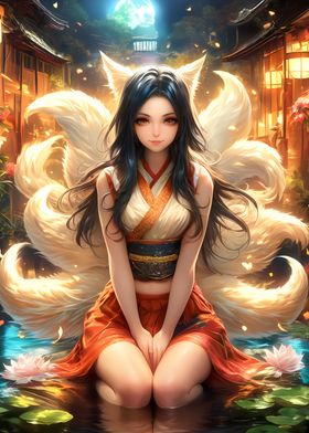 Anime Kyubi Fox Girl