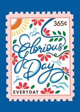 Glorious Day Lettering Art