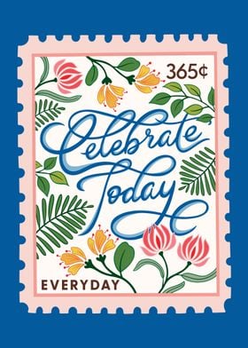 Celebrate Today Lettering