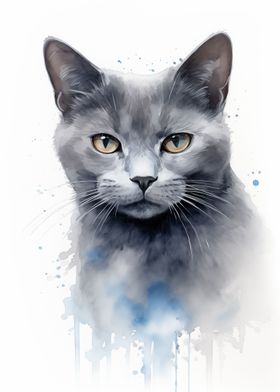 russian blue cat