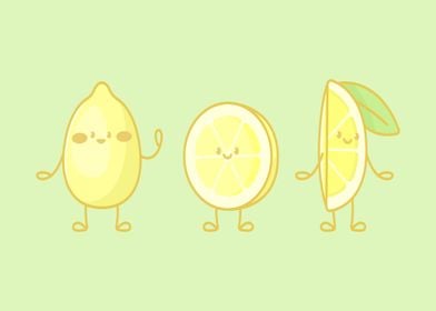 cute Kawaii Lemon