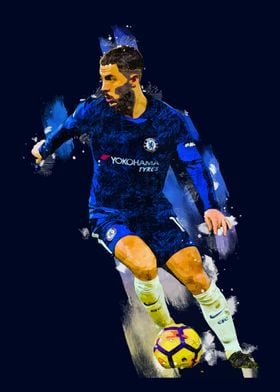 Eden Hazard Pop Art