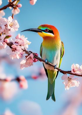 Bee eater bird