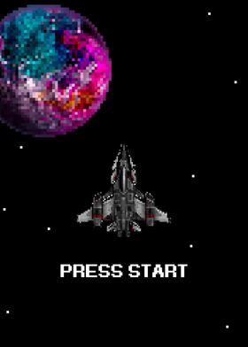 Outer Space Start Screen