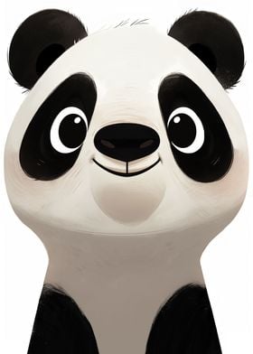 Cute Panda Poster